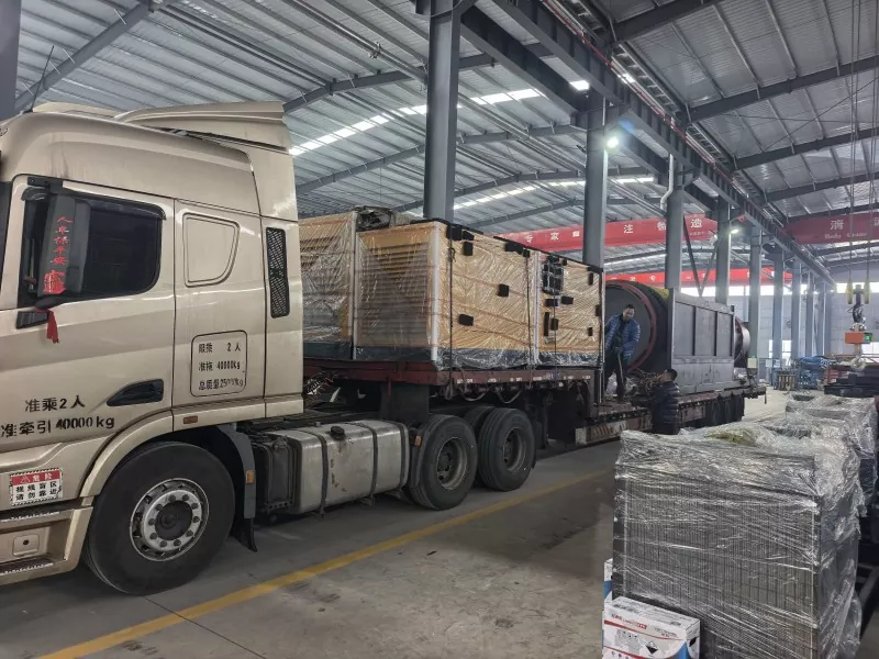 Jinqi Mining Machinery จัดส่งชุดอุปกรณ์แยกและสนับสนุนถังไปยังรัสเซีย